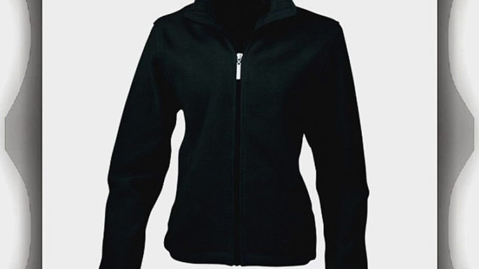 Result Ladies Semi Micro Fleece Jacket Black 10