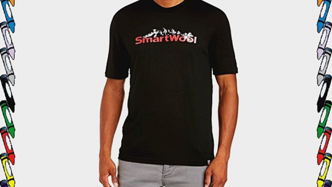 Smartwool Men's Mountain Logo Tee - Black Medium (39-41 inch)