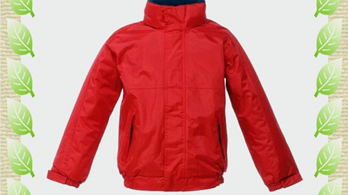 Regatta Kids/Childrens Waterproof Windproof Dover Jacket (5-6) (Classic Red/Navy)