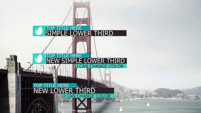 After Effects Project Files - Simple Lower Thirds - VideoHive 9752718