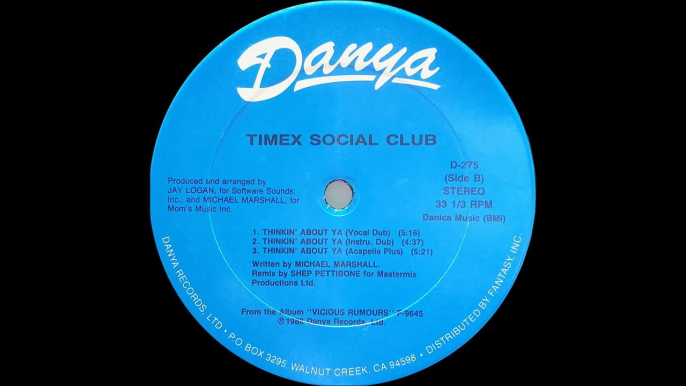Timex Social Club - Thinkin' about ya (Acapella Plus)