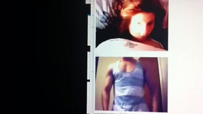 Weird Girl Checking out Hot Guy on Chatroulette FUNNY!!!