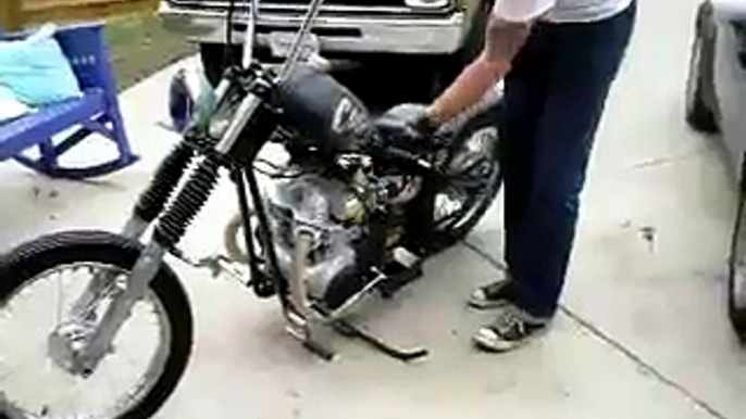 1973 COOP'S CHOP SHOP HONDA 350 CHOPPER! BOBBER! RAT ROD BOBBER! AWSOME BIKE!