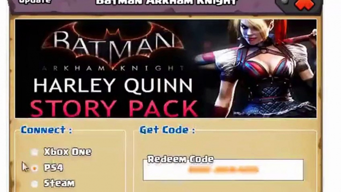 How to Get Batman Arkham Knight Harley Quinn Story Pack DLC Code Generator Free