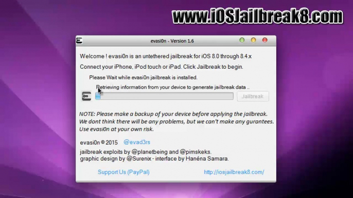 TAIG iOS 8.4 JAILBREAK UNTETHERED : iPhone, iPad, iPad mini, iPod Touch