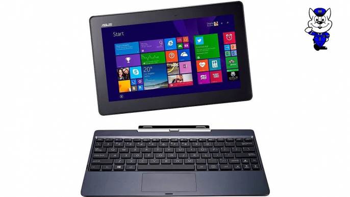 ASUS Transformer Book T100TA-C1-RD(S) 10.1 Detachable 2-in-1 Touchscreen Laptop 64GB (Red)