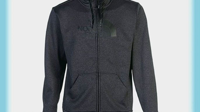 The North Face Men's Surgent Half Dome Full Zip Hoodie Asphalt Grey Heather / TNF Black XL