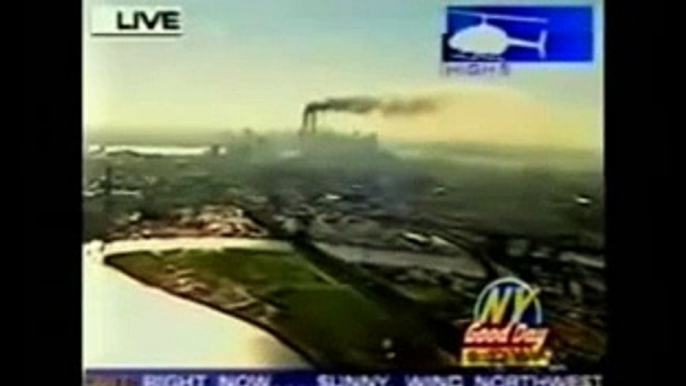 Fake 9/11 Crash Footage! Plane Appears Out of Nowhere, Nose Goes through South Tower!