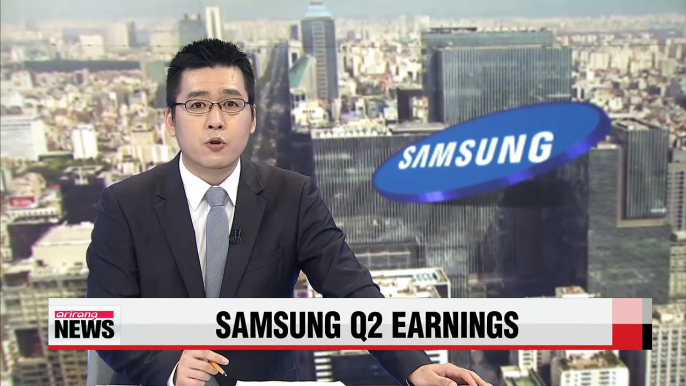 Samsung Electronics Q2 earnings improve on-quarter