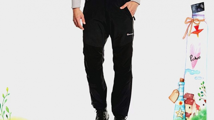 Montane Men Terra Regular Leg Hiking Pants - Black Large