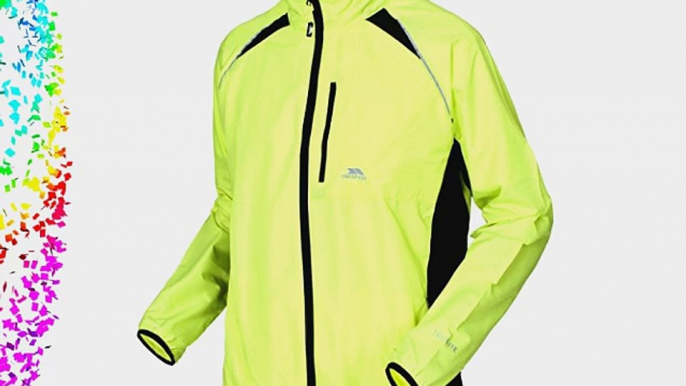 Trespass Men's Windbloc Cycling Jacket - Hi Visibility Yellow Large