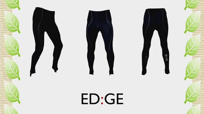 D:GETM BLACK Padded Cycling Cycle Roubaix Compression Tights/ Leggings - All Sizes (Large)