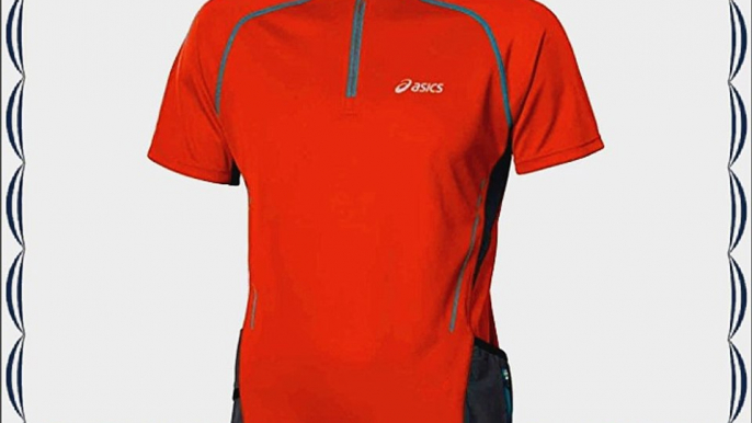 ASICS TRAIL Short Sleeve Half-Zip T-Shirt - Small