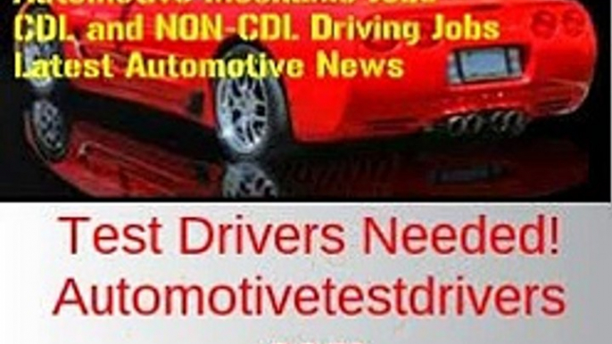 Test Driving Jobs In Oklahoma City OK | Autotestdrivers.com | 888-591-5901