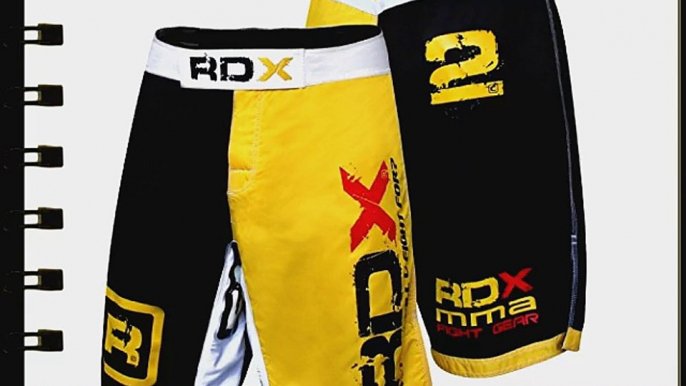 Authentic RDX Shorts UFC MMA Grappling Short Kick Boxing Mens Muay Thai Pants Gym Wear