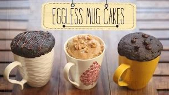 Eggless Mug Cakes | 2 Minute Microwave Mug Cakes | Beat Batter Bake With Priyanka