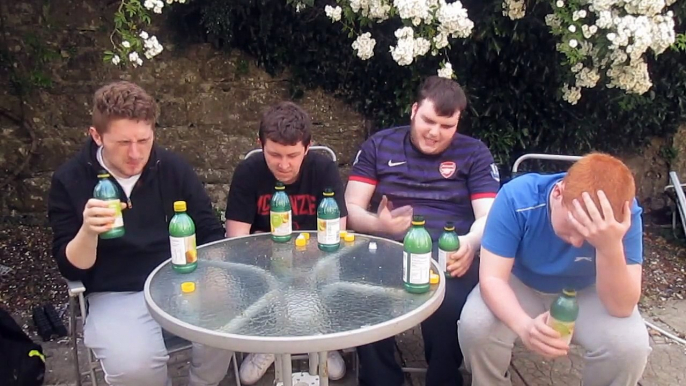 1Litre Lemon Juice Challenge w/ Butch