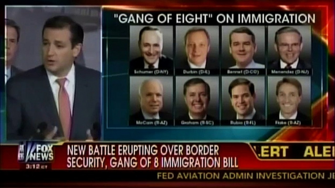 Sen. Ted Cruz Discusses Immigration Bill with Eric Bolling