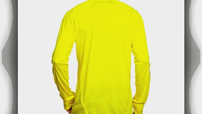 adidas Supernova Men's Long Sleeved Running Shirt vivid yellow s13/clear grey s12 Size:L