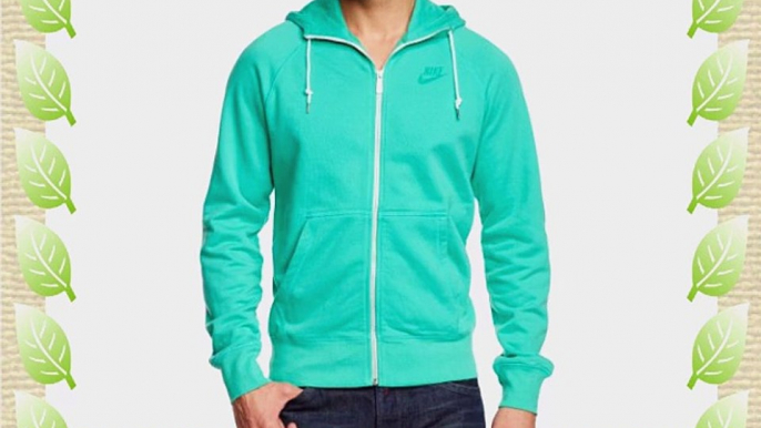 Nike HBR Ft Washed AW 77 Men's Full-Zip Hoodie atomic teal/white (323) Size:XL