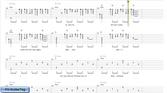 Giấc Mơ Chapi  - Guitar Pro Tab Online - vnchord.com