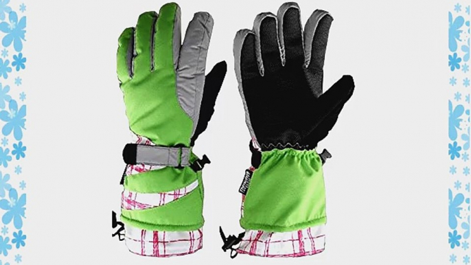 Modovo High Quality Winter Waterproof Outdoor Ski Gloves Aqua