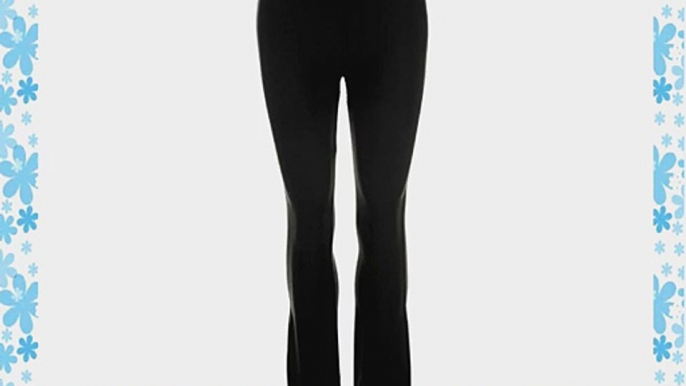 Reebok Womens EasyTone Pants Ladies PlayDry Bootcut Style Jogging Bottom Black 10 (S)