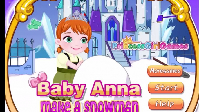 Baby Anna Frostbites - Baby Games Videos HD/16:9 - Frozen Princess Gameplay