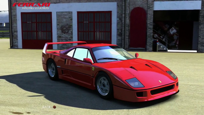 Ferrari F40 at Donington Park - Test Drive Ferrari Racing Legends PS3 Gameplay