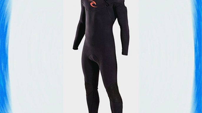 Rip Curl E Bomb Pro 4/3mm ZIP FREE Steamer Wetsuit in BLACK/Red LOGO WSM4JE