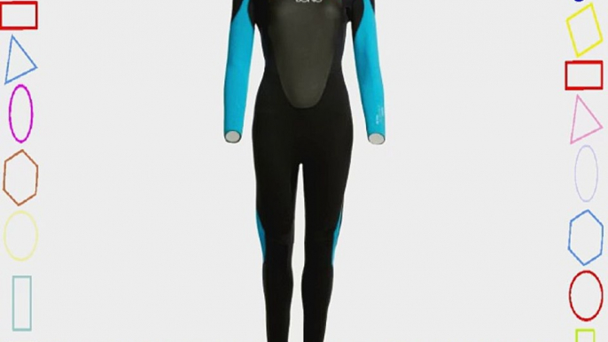 Billabong Women's 543 Launch Long Sleeve GBS ST Wetsuit - Black/Turquoise Size 16