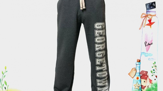 Mens Joggers American Freshman NEW tracksuit bottoms jogging sweat pants GEORGETOWN Charcoal