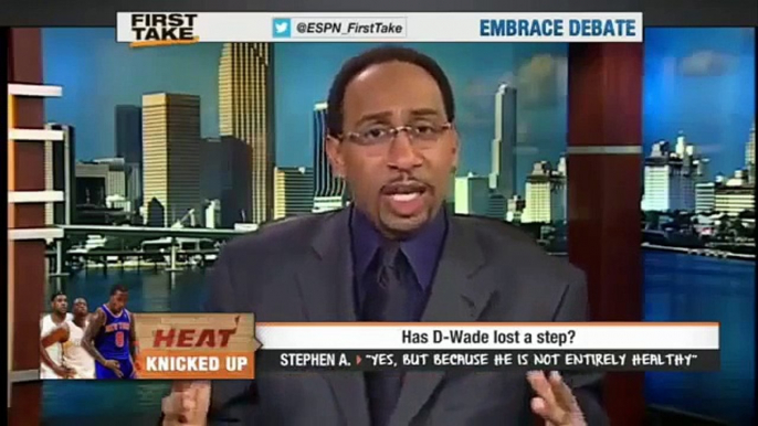 Skip Bayless and Stephen A  Smith on Has D Wade Lost A Step!   ESPN First Take