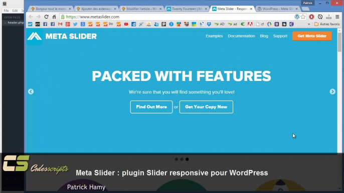 Meta Slider : plugin Slider responsive pour WordPress