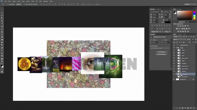 Images Inside Of Text with Photoshop CC