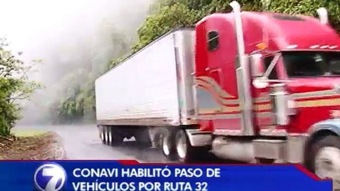 Tránsito no descarta cierres preventivos en Ruta 32