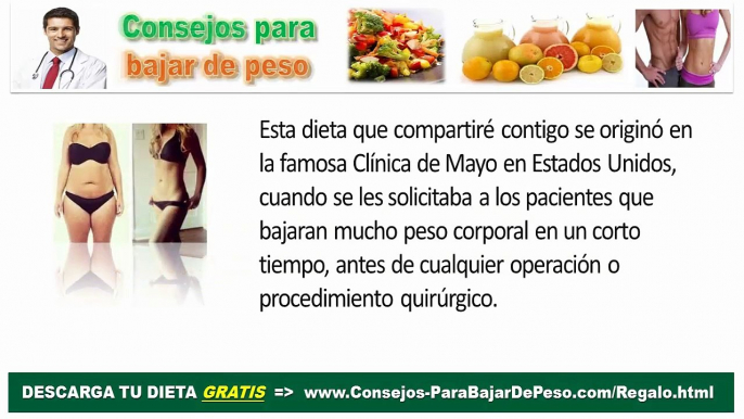 Como hacer para bajar de peso: hasta 10 kilos en 2 semanas con una dieta extrema