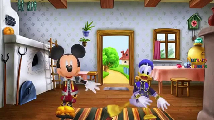 Mickey Mouse Cartoons Donald Duck Johny Johny Yes Papa Nursery Rhymes for Children 3D Animation