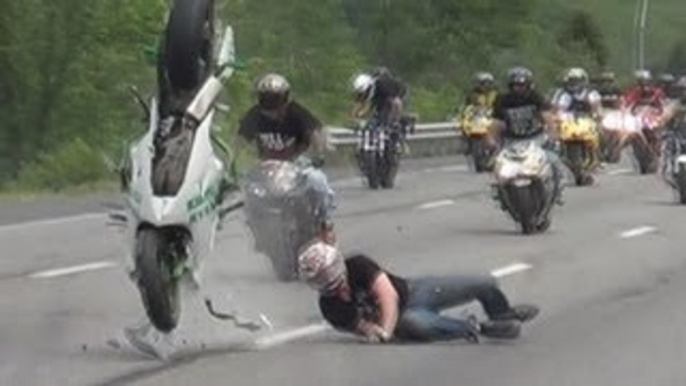 Motorcycle CRASH Compilation Video 2014 Stunt Bike CRASHES Motorbike ACCIDENT Stunts FAIL GONE BAD