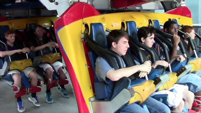 Superman Ultimate Flight off-ride HD Six Flags Over Georgia