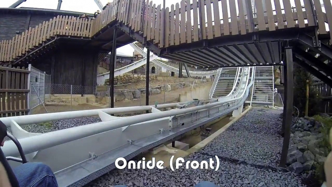 Heide Park - Flug der Dämonen (Wing Coaster) - Onride & Offride 2014 - Front / Rear [POV]