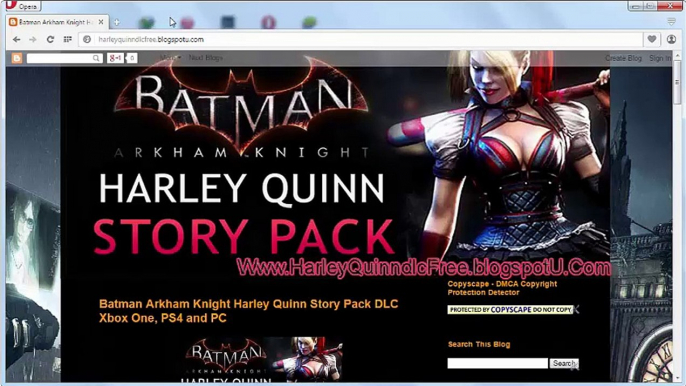 How to Get Batman Arkham Knight Harley Quinn Story Pack DLC Redeem Codes