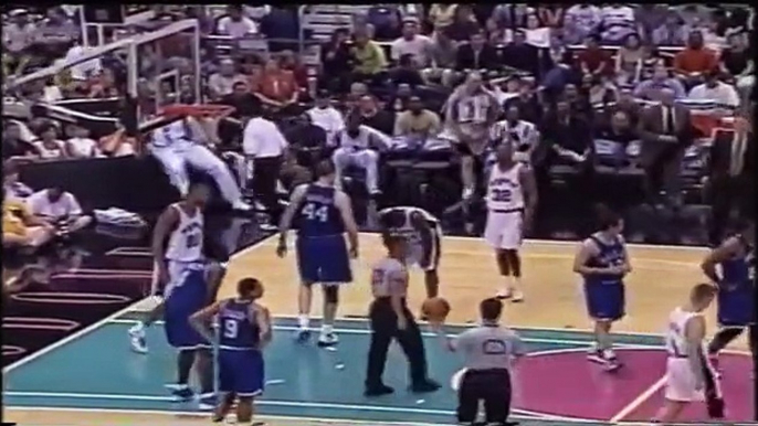 Dirk Nowitzki 40 pts,16 reb, Tim Duncan 32pts,20 reb, playoffs 2001 mavs vs spurs game 5