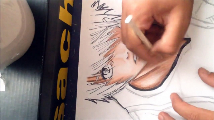 How to Draw Kuroko Tetsuya (KNB!) with pencils