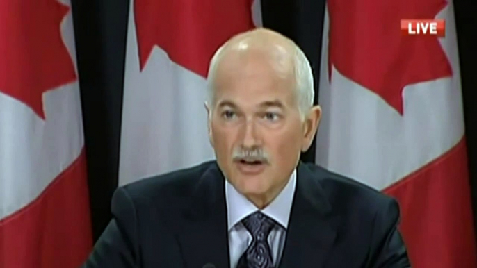 Jack Layton Slams Stephen Harper On Afghanistan