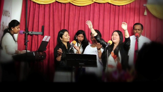 Montreal Tamil Zion Church Of God - Zion Worship Team "We Fall Down"