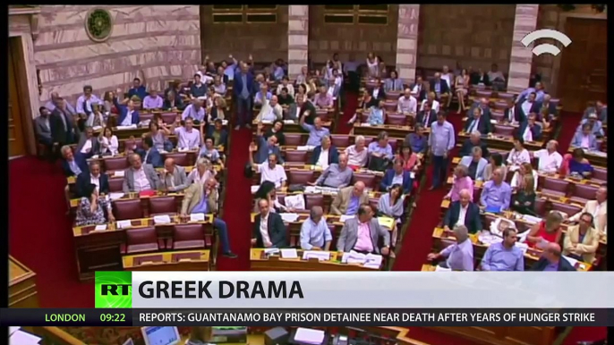 Greek parliament approves austerity filled bailout deal from creditors