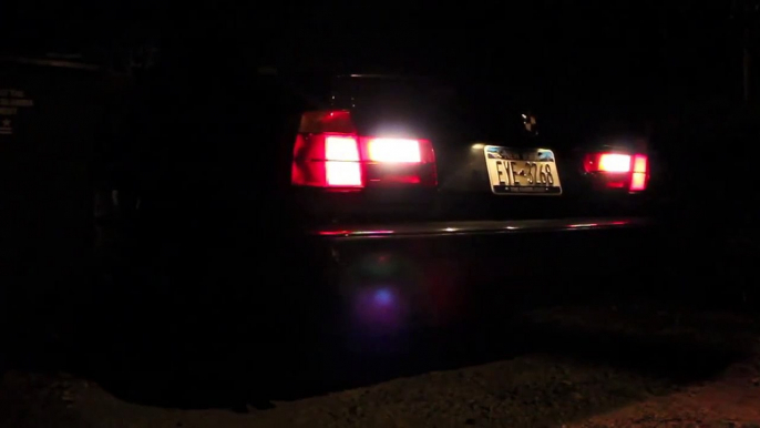 Bmw E34 525i Night Ride