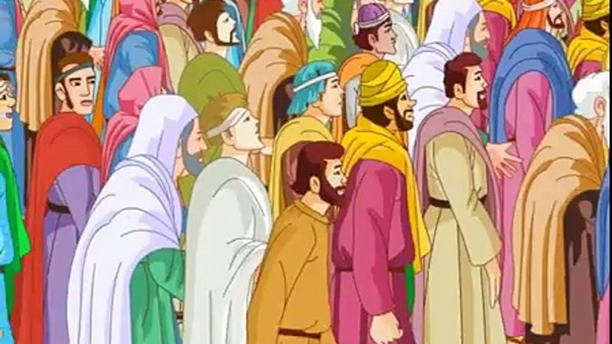 Bible stories for kids - jesus heals the paralyzed man ( Spanish Cartoon Animation )