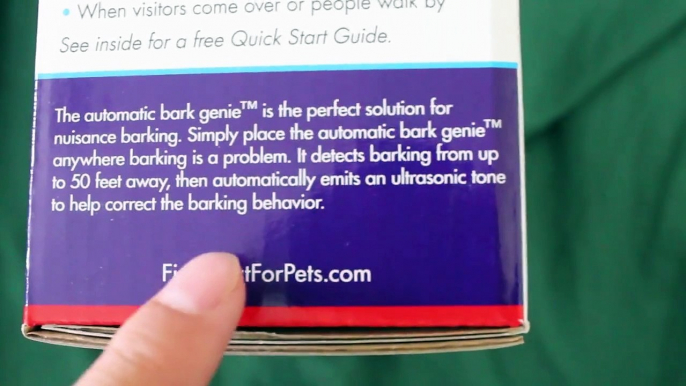 Pet Review: Bark Genie Automatic Ultrasonic Bark Deterrent
